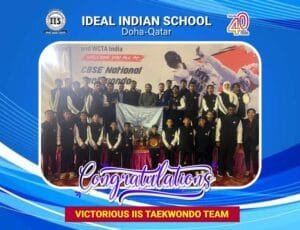 IIS TEAM EXCELS IN CBSE NATIONAL TAEKWONDO CHAMPIONSHIP