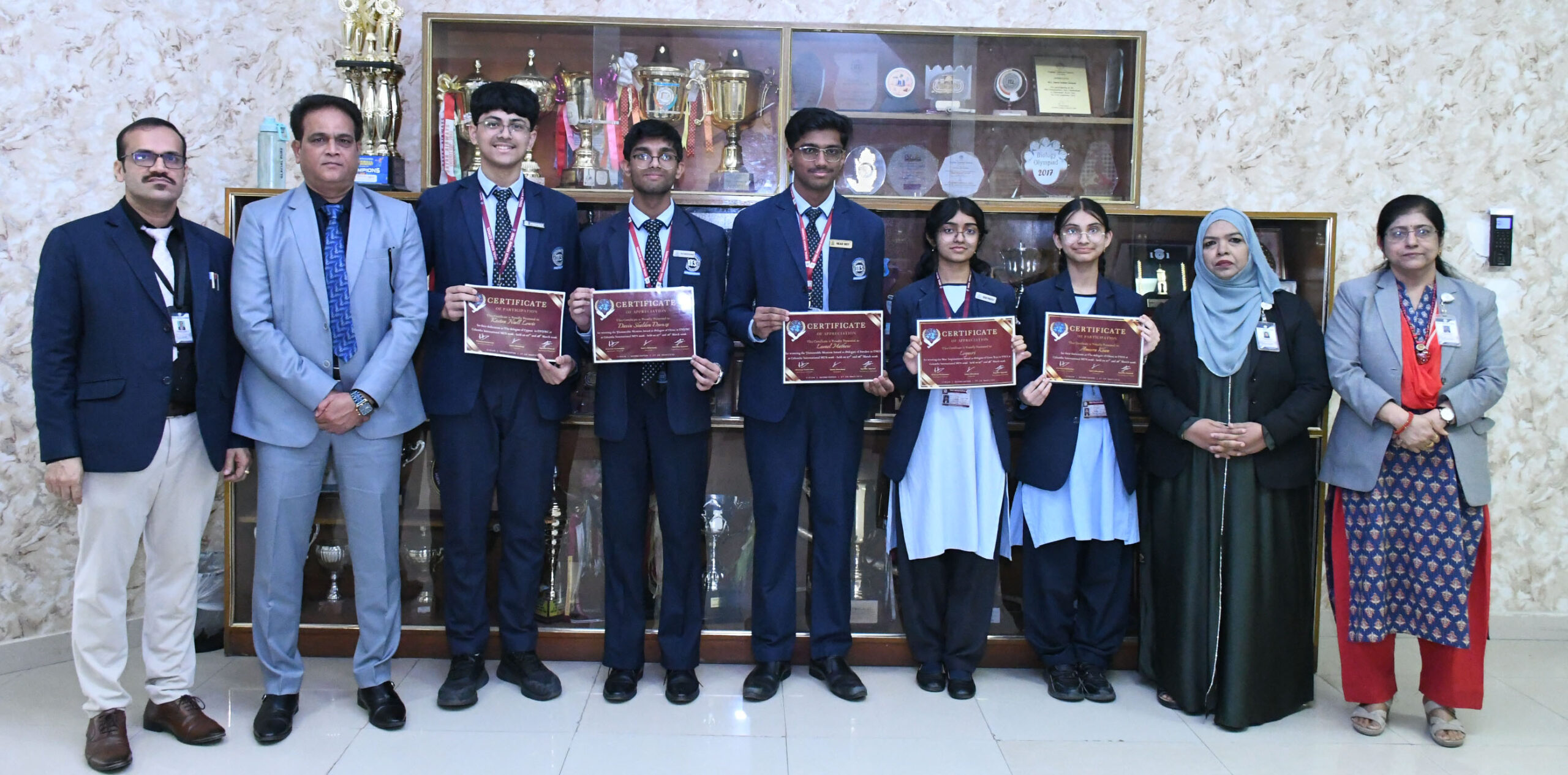 IIS STUDENTS PARTICIPATE IN CIMUN