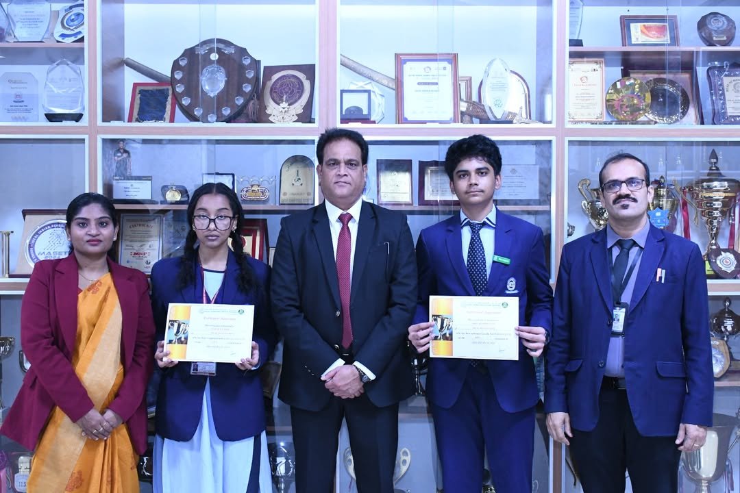 IIS SHINES AT DPS–DQMUN’26: A team of five students participated in the 8th Edition of DPS–DQMUN’26, a three-day Model United Nations conference held from 24 to 26 September 2026. The conference provided students with an opportunity to engage with a wide range of international issues relating to peace and security, humanitarian concerns, global economic governance, public health, refugee protection, women’s rights and human rights.