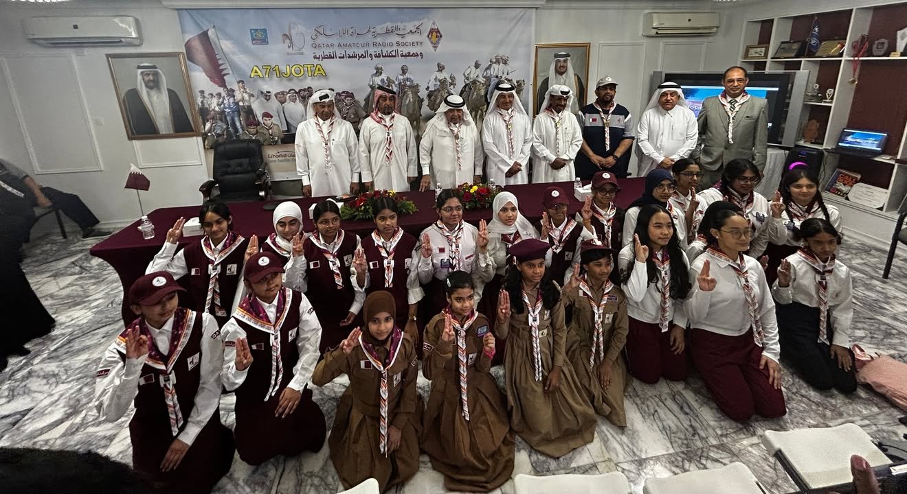 IIS SCOUTS & GUIDES PARTICIPATE IN JOTA–JOTI 2026: The Scouts and Guides of Ideal Indian School enthusiastically participated in JOTA–JOTI 2026, organised by the Qatar Scouts and Guides Association (QSGA) at the Qatar Amateur Radio Society.